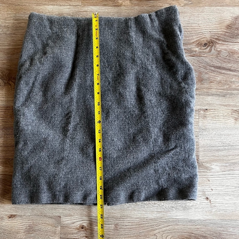 Brooks Brothers 2Piece Skirt Suit Italian Wool Gray Women’s Size 16 - Picture 7 of 9